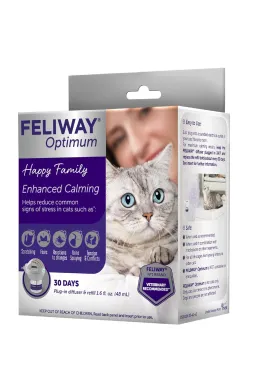 Feliway Optimum Cat Recarregar + 48ml Ótimo Difusor