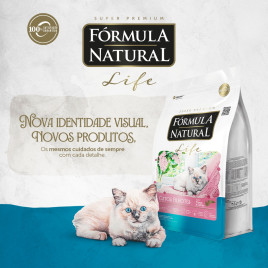 Fórmula Natural Life Filhote Frango E Salmão 7Kg Para Gatos