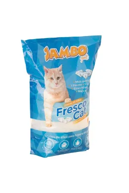 JAMBO PET | Areia Higienica para Gato com Cristais de Silica e Cristais Azuis Antiodor | Alta Durabilidade 1,8kg