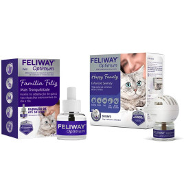 Kit 1 Feliway Optimum 1 Difusor +1 Feliway Refil - Ceva