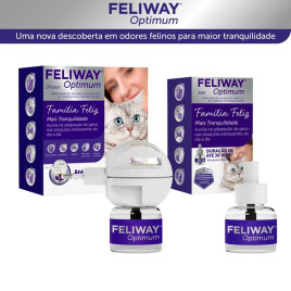 Kit 1 Feliway Optimum 1 Difusor +1 Feliway Refil - Ceva