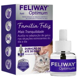 Kit 2 Feliway Optimum 48ml Refil para Difusor Elétrico Ceva