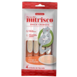 Petisco Para Gatos Kit 7 Unid Nutrisco Sabores Variados 56g