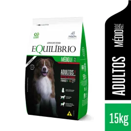 Ração Equilíbrio para Cães Adultos de Porte Médio Sabor Frango 15kg
