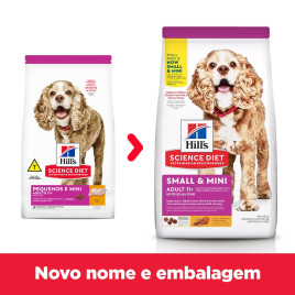 Ração Hills Canino Cães Adulto 11+ Pequenos E Mini 2.04kg