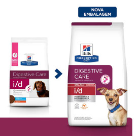 Ração Hill's i/d Cães Adultos Cuidado Gastro Intestinal Pedaços Pequenos Frango 2 kg