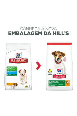 Ração Hills Science Diet Filhotes Pedaços Pequenos 800G