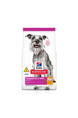 Ração Hills Science Diet para Cães Adultos 7+ Pequenos e Mini 800g