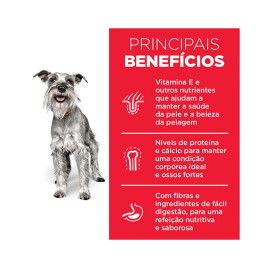 Ração Hills Science Diet para Cães Adultos 7+ Pequenos e Mini 800g