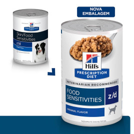 Ração Úmida Hills Cães Food Sensitivities Z/d Lata 370g 2un