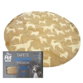 Tapete Gelado Pet M 47Cm Refrescante Premium Azul