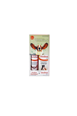 Embalagem Oferta Limpeza de Orelha Pet 1 Otodem + 1 Aureclean Ceva