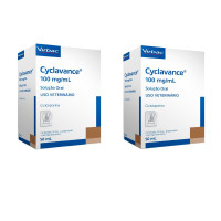 2 Cyclavance Virbac 50ml 100 Mg/ml Cães