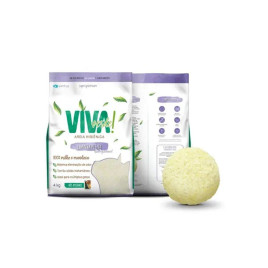 Areia Higiênica Viva Verde Limpeza Plena 4Kg Roxa Bio Fina