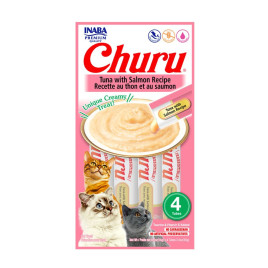 Display Churu Atum com Salmão 24 Tubos de 14g