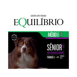 Ração Equilíbrio Cães Sênior Porte Médio Sabor Frango 12kg