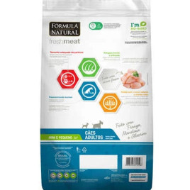 Ração Fórmula Natural Freshmeat Adultos Pequeno Porte 7 Kg