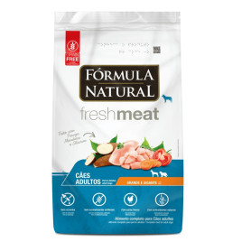 Ração Fórmula Natural FreshMeat para Cães Adultos de Grande Porte Sabor Frango 12kg