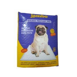 Tapete Higiênico Jambo Golden Premium Pad - 30Un 80Cm X 60Cm