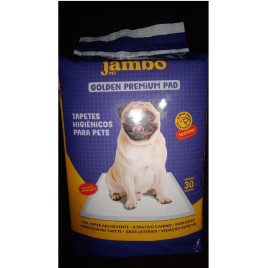 Tapete Higiênico para cães Golden 80x60 Jambo kit 180un