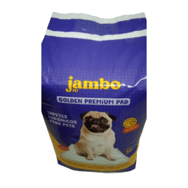 Tapete Higiênico para cães Golden 80x60 Jambo kit 180un