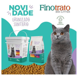 Granulado Sanitário Para Gatos Bio-litter 10kg Finotrato