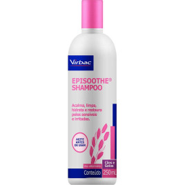 Shampoo Virbac Episoothe para Cães e Gatos com Peles Sensíveis e Irritadas - 250ml